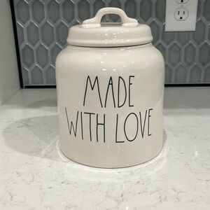 Rae Dunn “Made With Love” Cookie Jar